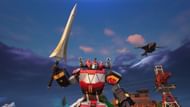 The Megazord in Fortnite Chapter 6 Season 4 spawns in random locations every match (Image via Sportskeeda Gaming || Epic Games)